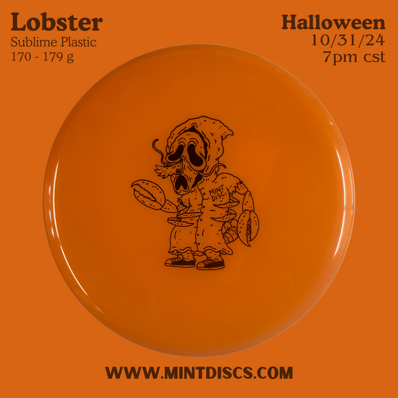 Load image into Gallery viewer, Lobster - Sublime Plastic (SB-LB02-24) | HALLOWEEN GHOST
