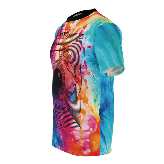 Big Eye Tie-Dye | Unisex Polyester T-Shirt (DROP SHIP)