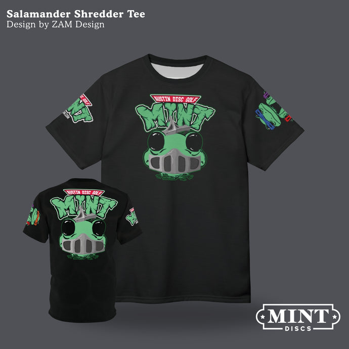 The Shredder Salamander (DROP SHIP) | Unisex Polyester T-Shirt