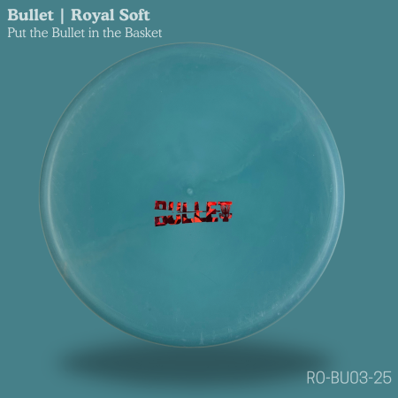 Bullet- Royal Soft Plastic (It Putts the Bullet in the Basket)