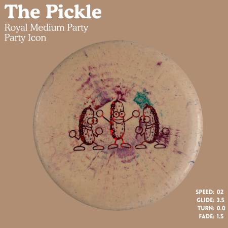 Pickle - Royal Party Medium (RO-PK01-25) | Pickle Party Icon Pickle