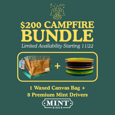 Mint Discs Campfire Bag + 8 Discs (Black Friday Bundle)