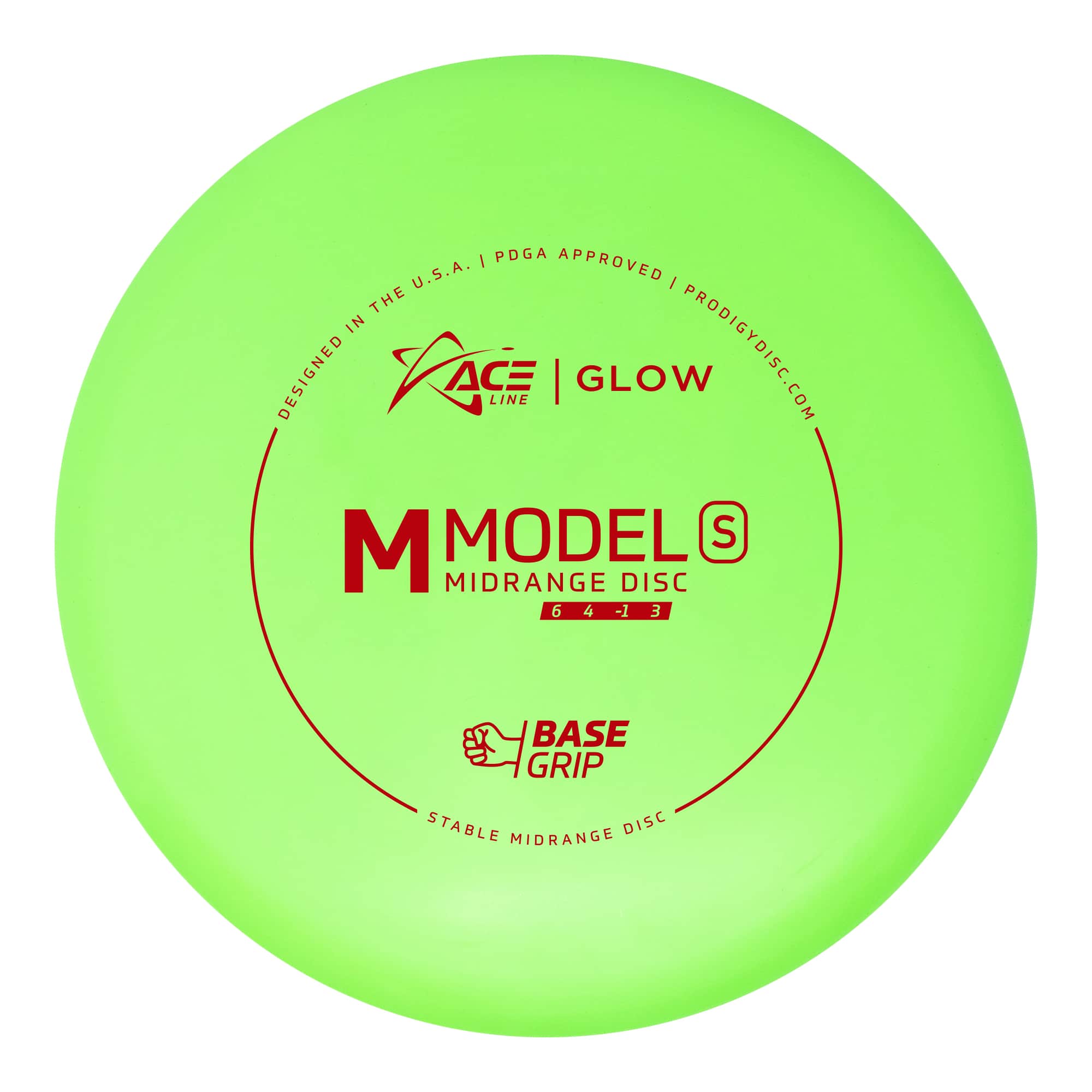 ACE Line M Model S - BaseGrip GLOW Plastic – Mint Discs