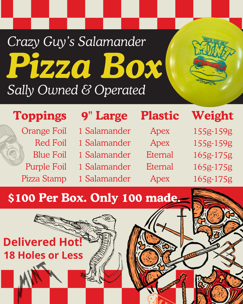 Load image into Gallery viewer, Salamander - Crazy Guy’s Pizza Box (2026)
