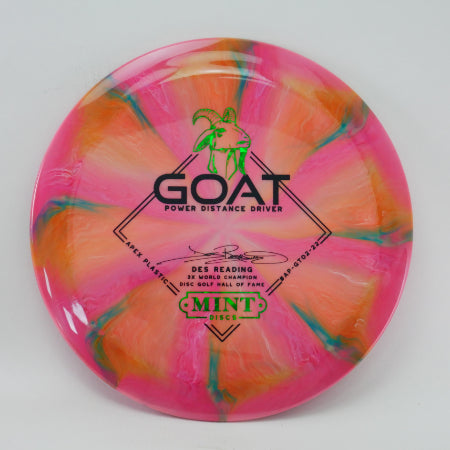 Goat - Swirly Apex Plastic (Des Reading Signature Model) EXACT PHOTO