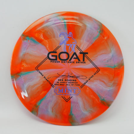 Goat - Swirly Apex Plastic (Des Reading Signature Model) EXACT PHOTO