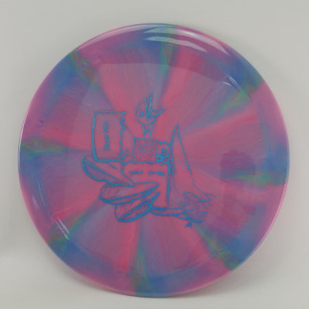 Load image into Gallery viewer, Phoenix - Swirly Apex Plastic (Keep Disc Golf Weird Zip) EXACT PHOTO
