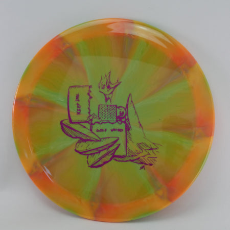 Load image into Gallery viewer, Phoenix - Swirly Apex Plastic (Keep Disc Golf Weird Zip) EXACT PHOTO
