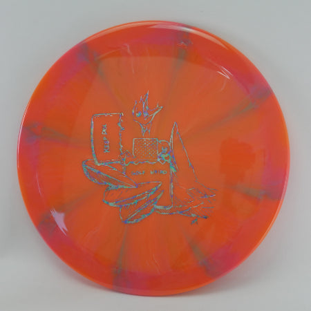 Load image into Gallery viewer, Phoenix - Swirly Apex Plastic (Keep Disc Golf Weird Zip) EXACT PHOTO
