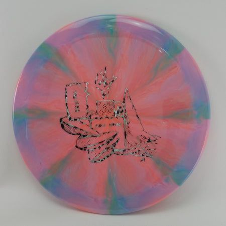 Load image into Gallery viewer, Phoenix - Swirly Apex Plastic (Keep Disc Golf Weird Zip) EXACT PHOTO
