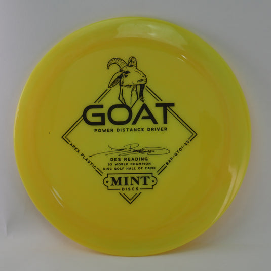 Goat - Apex Plastic (Des Reading Signature Model) 1st Run EXACT PHOTO