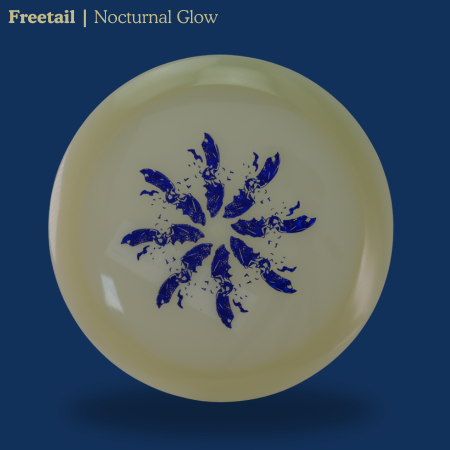 Freetail - Nocturnal Glow Plastic (NT-FT03-25) | Ring of Bats EXACT PHOTO