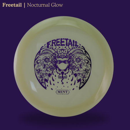 Freetail - Nocturnal Glow Plastic (NT-FT03-25) | Tattoo Freetail by Brad Leiby EXACT PHOTO