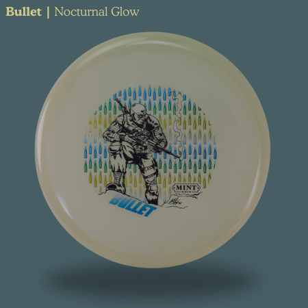 Load image into Gallery viewer, Bullet - Nocturnal Glow Plastic (NT-BU02-25) | SMS Super Mint Society by Ben Hopwood
