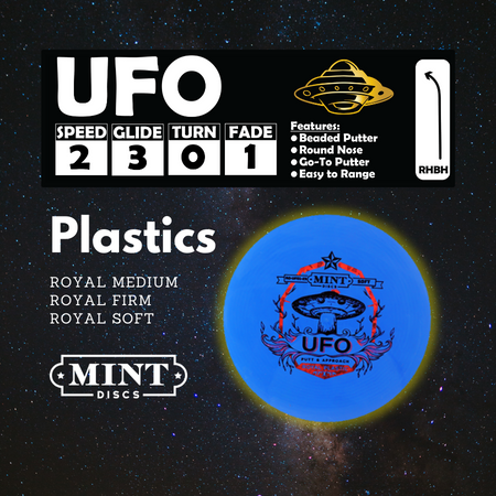 Load image into Gallery viewer, UFO - &quot;Soft&quot; Royal Plastic (RO-UF01-23)
