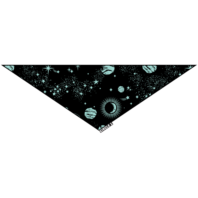 C1 Dog Bandana - Black Space (DROP SHIP)