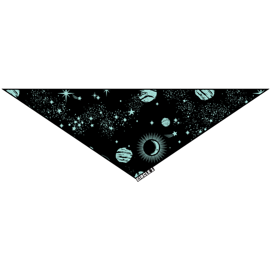 C1 Dog Bandana - Black Space (DROP SHIP)