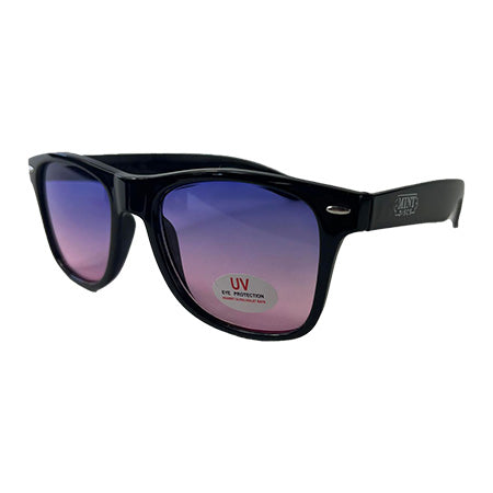 Sunglasses w/ Mint Logo (Purple Tint)