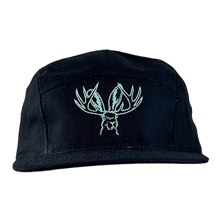 Cotton Racer Hat (Strap Back) w/ Jackalope Logo