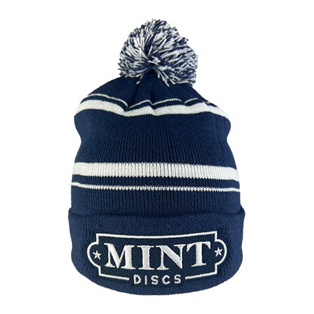 Load image into Gallery viewer, Knit Pom Beanie w/ Mint Logo (2022 Winter Collection)
