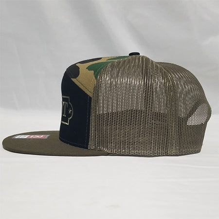 7 Panel Trucker Snap Back Hat