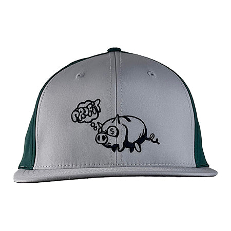 Load image into Gallery viewer, Flex Fit Active Panel Hat w/ Piggy Bank Logo

