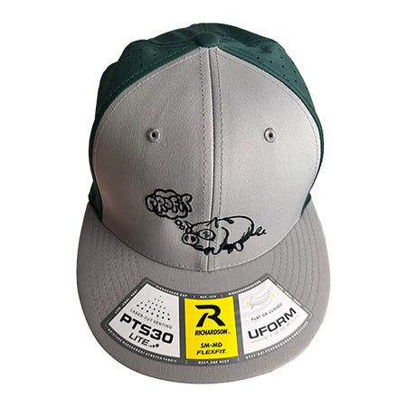 Load image into Gallery viewer, Flex Fit Active Panel Hat w/ Piggy Bank Logo
