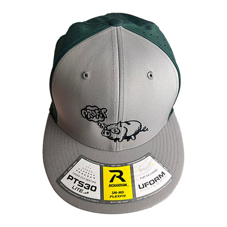 Flex Fit Active Panel Hat w/ Piggy Bank Logo