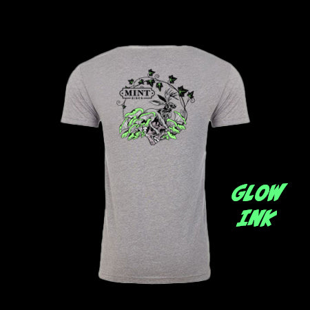 Load image into Gallery viewer, Jackalope Cycle of Life Tee w/ Glow Ink (60/40 Blend)
