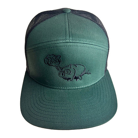 7-Panel Hat (Snapback) w/ Piggy Bank Logo