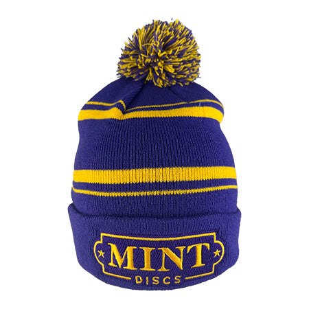 Load image into Gallery viewer, Knit Pom Beanie w/ Mint Logo (2022 Winter Collection)
