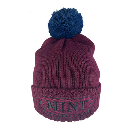 Knit Pom Beanie w/ Mint Logo (2022 Winter Collection)